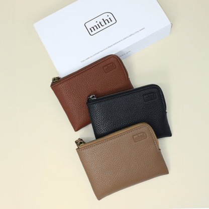 MITHI SMALL WALLET - BLACK ( UNISEX )