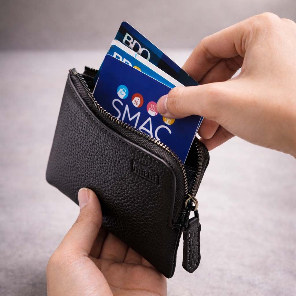 Mithiy MITHI SMALL WALLET - BLACK ( UNISEX ) – Story of Mithi