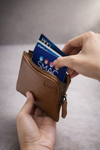 MITHI SMALL WALLET - BEIGE ( UNISEX )