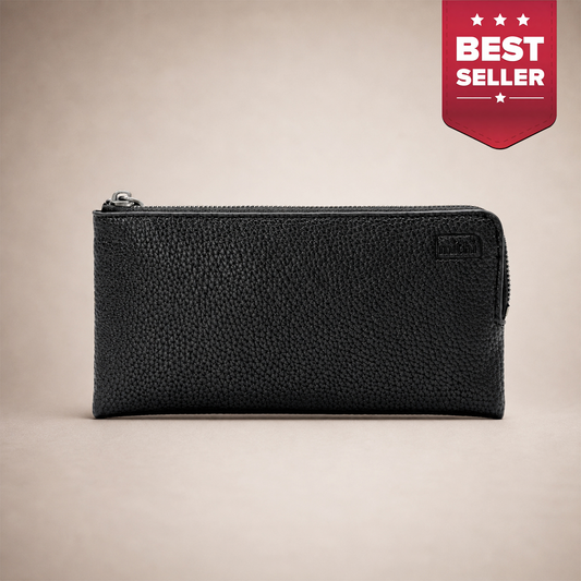 MITHI LONG WALLET - BLACK ( UNISEX )
