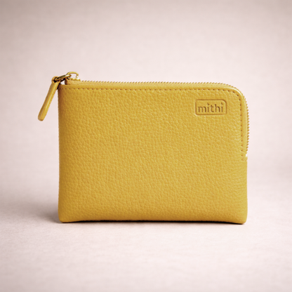 MITHI SMALL WALLET - YELLOW ( UNISEX )